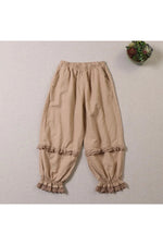 Cotton Linen Victorian Pants