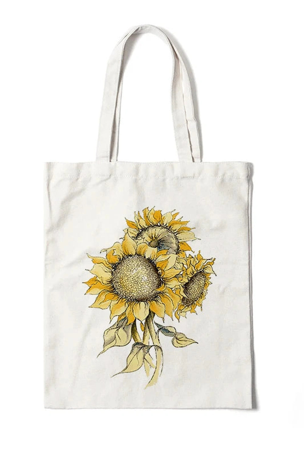 Floral Canvas Tote Bag