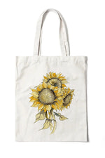 Floral Canvas Tote Bag