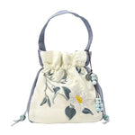 Retro Floral Embroidered Bucket Bag