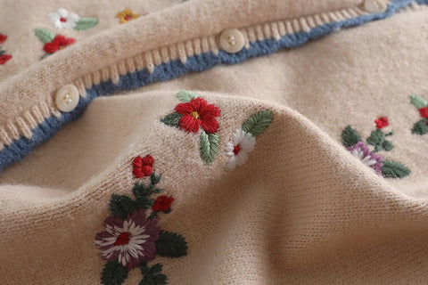 Meadow Bloom Knit Vest