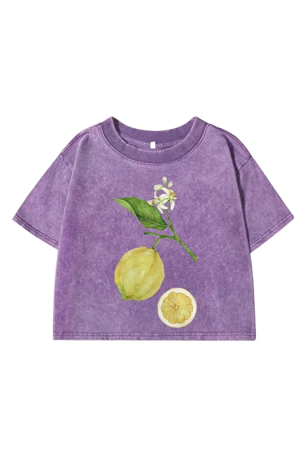 Citrus Blossom Crop T-shirt cottagecoreclothes