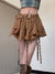 Eyelet Tassel Vintage Irregular Mini Skirts