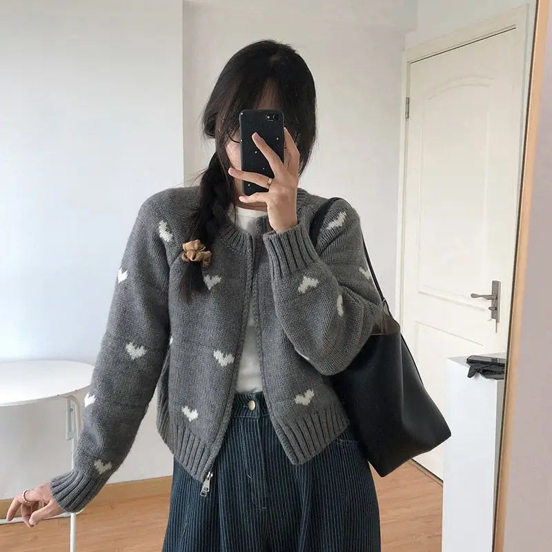 Cottagecore Zip Cardigan