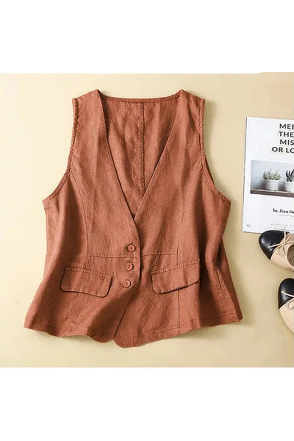 Sienna Summer Linen Vest