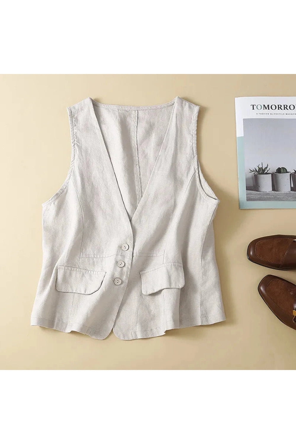 Sienna Summer Linen Vest