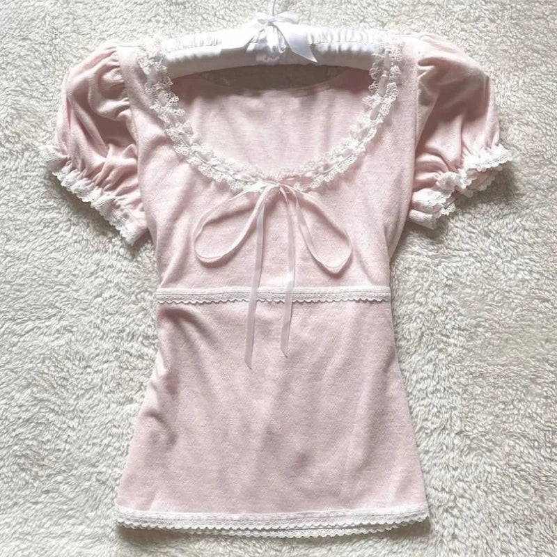 Zucker-Schleifen-Top für Mädchen