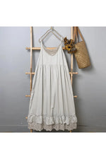 Slate Serenity Eyelet Sundress