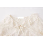 Mori Girl Layered Lace Crop Top