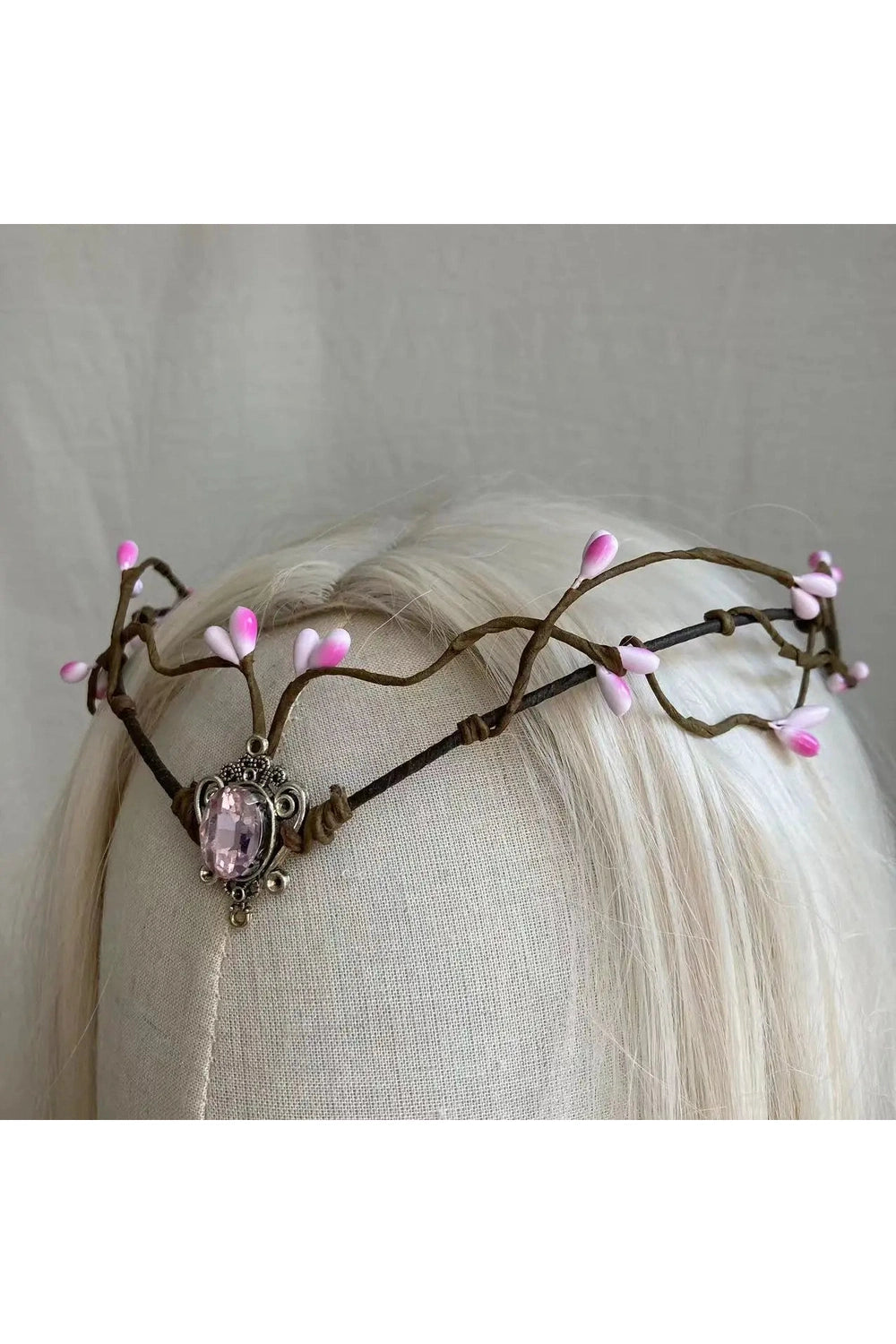 Cottagecore Pink Petal Tiara cottagecoreclothes