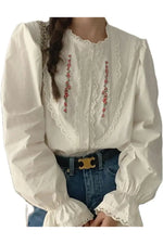 Bohemian Rhapsody Embroidered Blouse