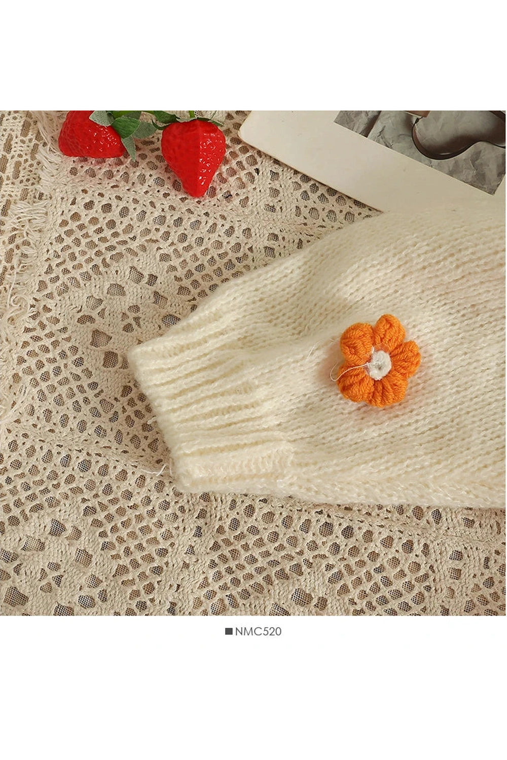 Blossom Sprinkle Crop Fall Cardigan cottagecoreclothes