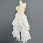 Fairycore Ruffled High-Low Tulle Skirt