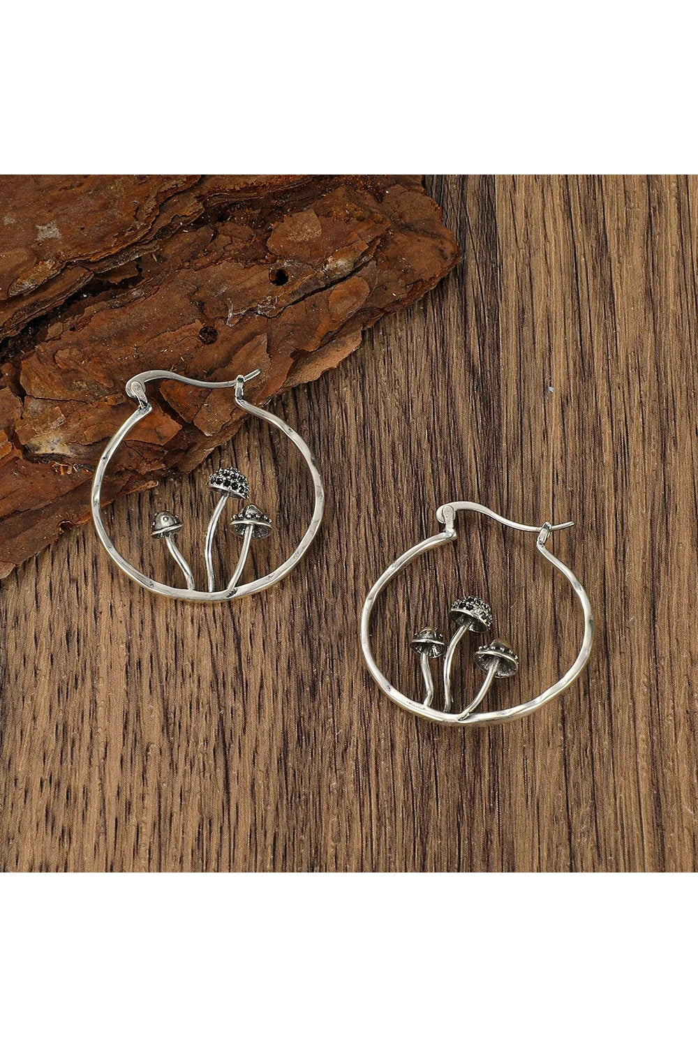 Mystic Forest Hoop Earrings