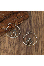 Mystic Forest Hoop Earrings