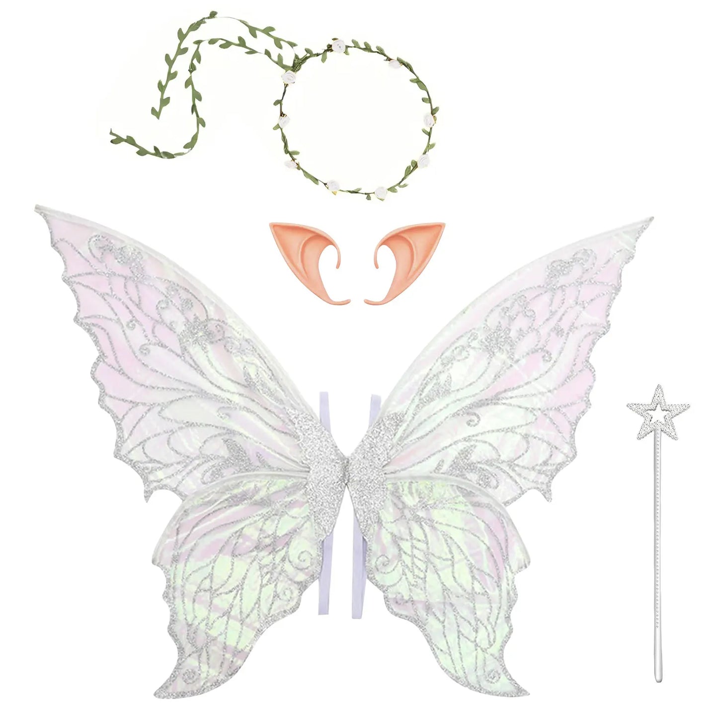 Fairycore & Floral Crown Set