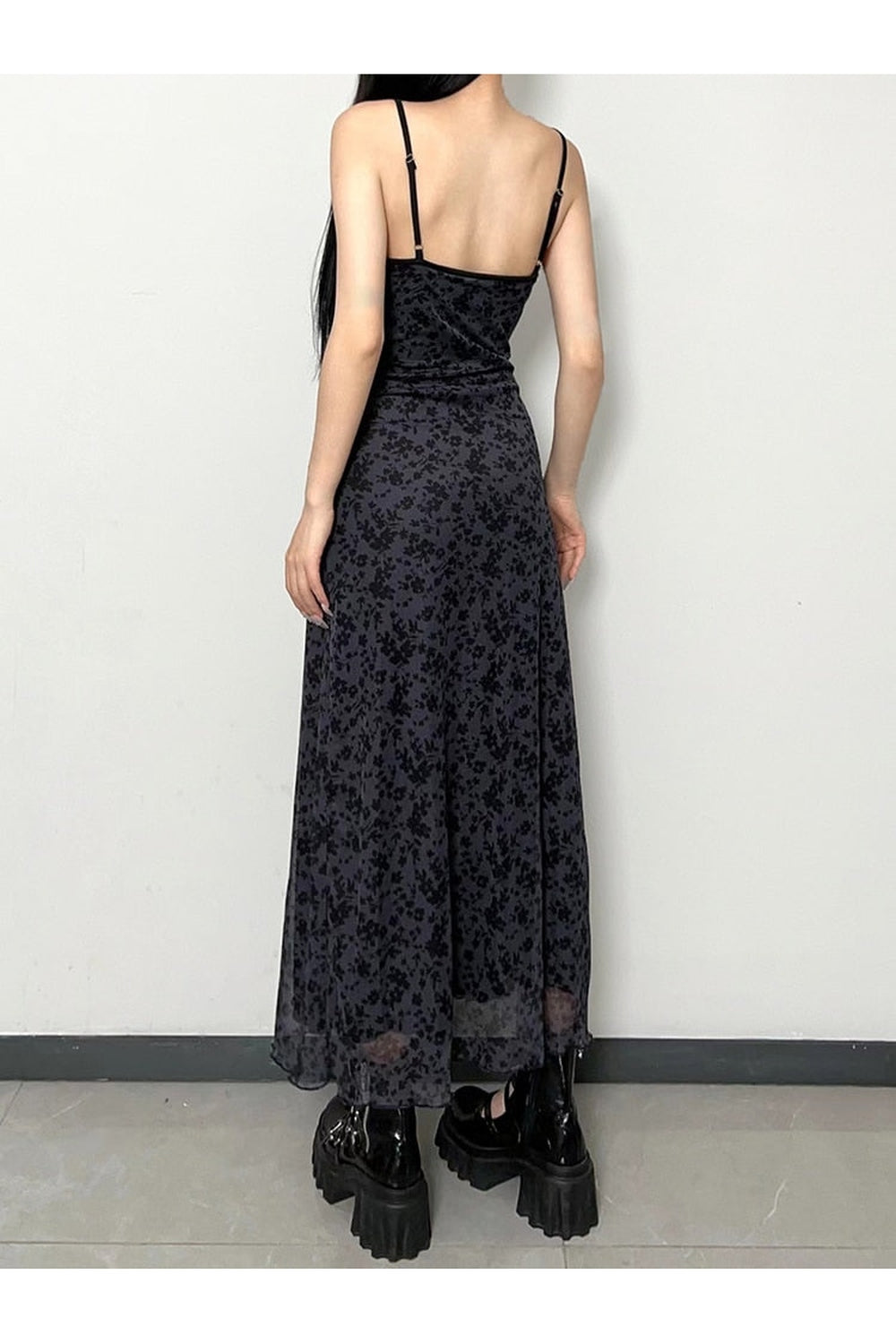 Dark Cottagecore Summer Retro Fairy Grunge Maxi Dress cottagecoreclothes