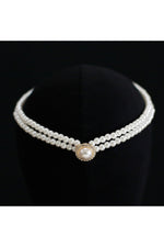 Fairy Three-layer Pearl Collar Choker