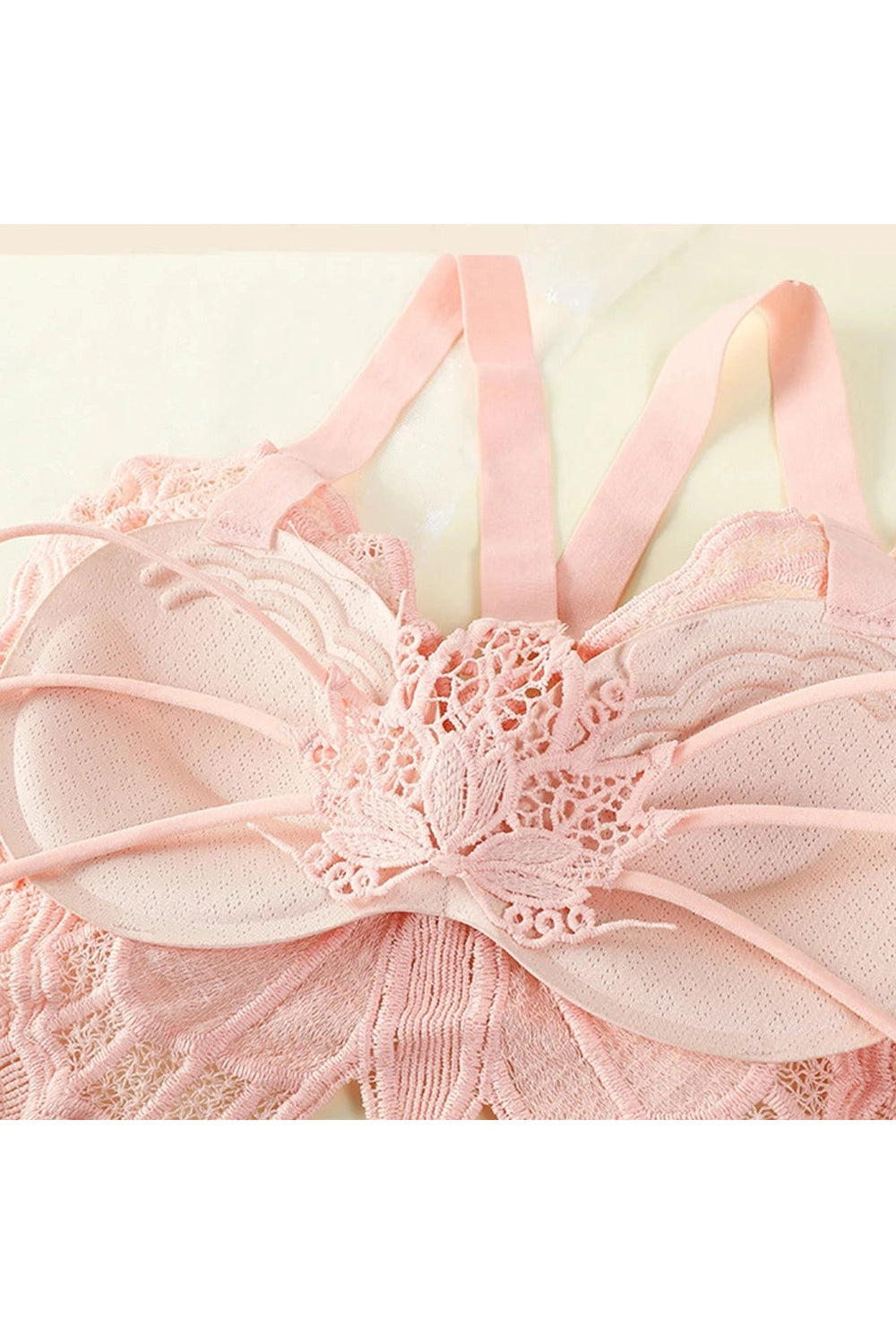 Dark Cottagecore Embroidered Butterfly Bralette cottagecoreclothes