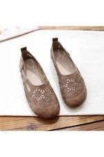 Retro Carved Baotou Shoes