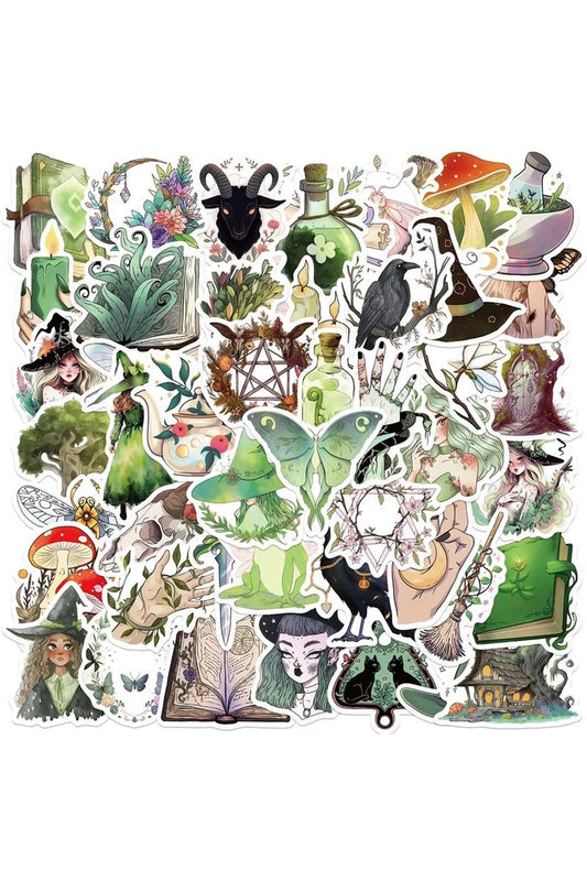 Goblincore Magical Forest Sticker Pack cottagecoreclothes