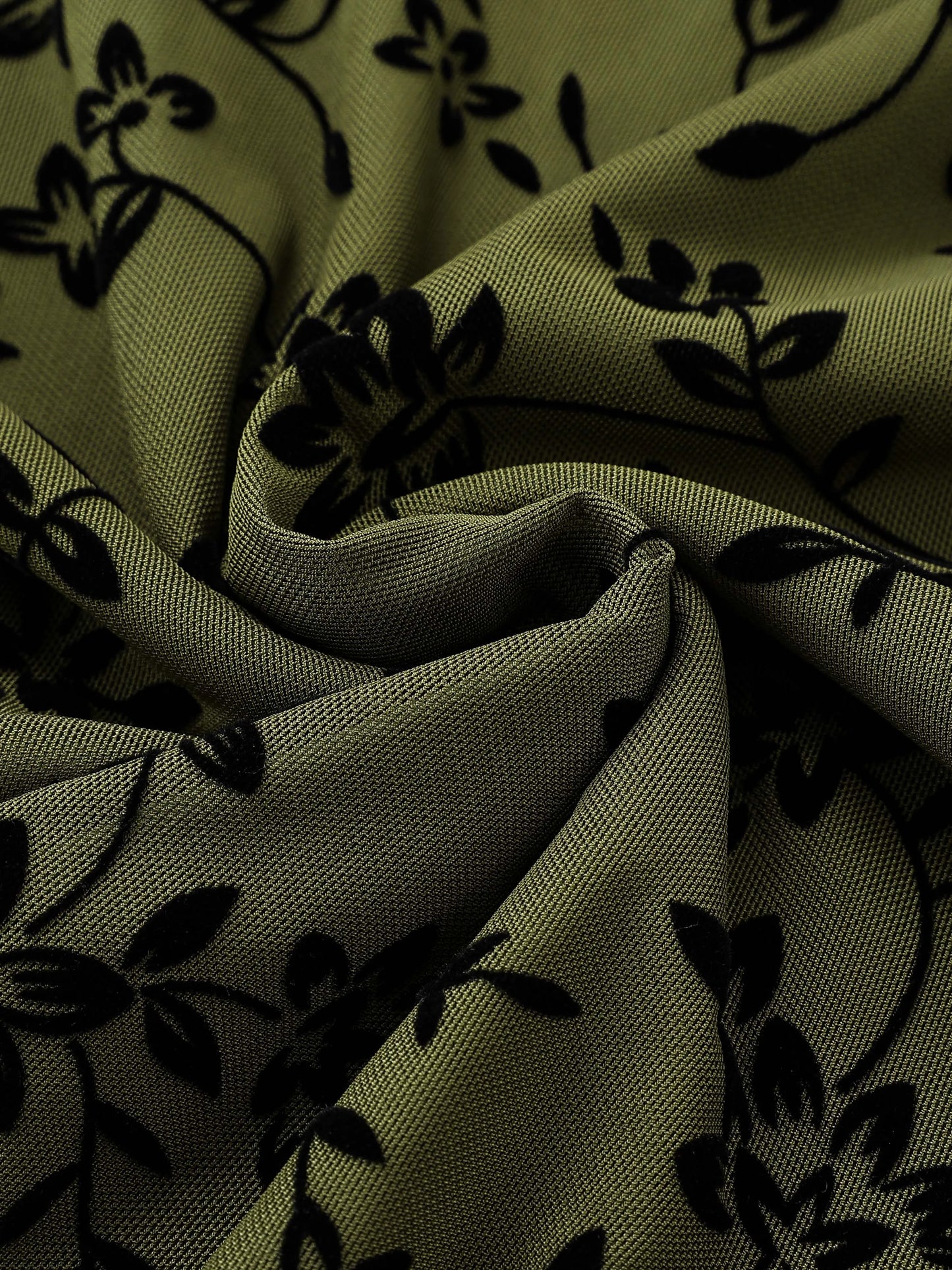 Fairycore Bell Sleeve Mesh Floral Dress