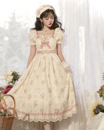 Vintage Blossom Princess Empire Waist Dress