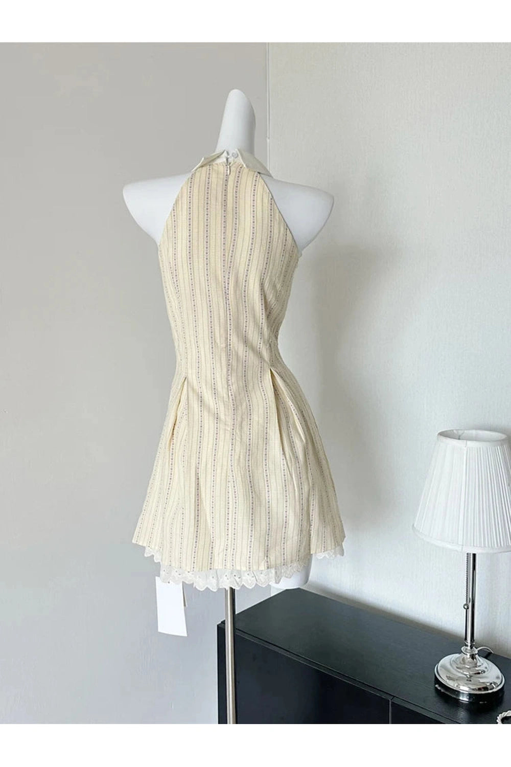 Vintage-Inspired Bowknot A-Line Dress