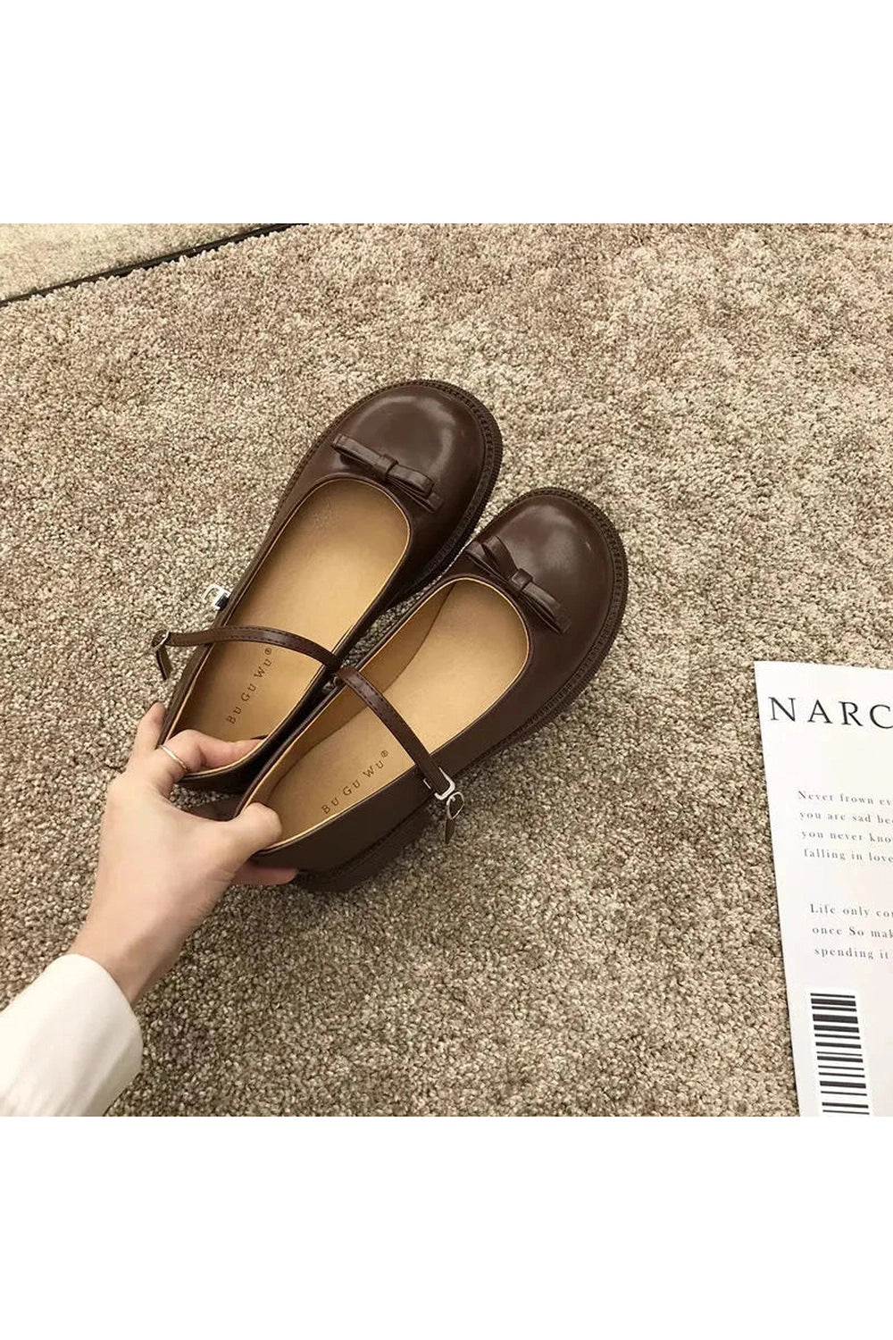 Lolita Bow Round Toe Shoes cottagecoreclothes