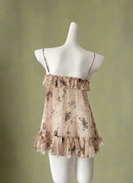 Fairycore Butterfly Print Flowy Top cottagecoreclothes