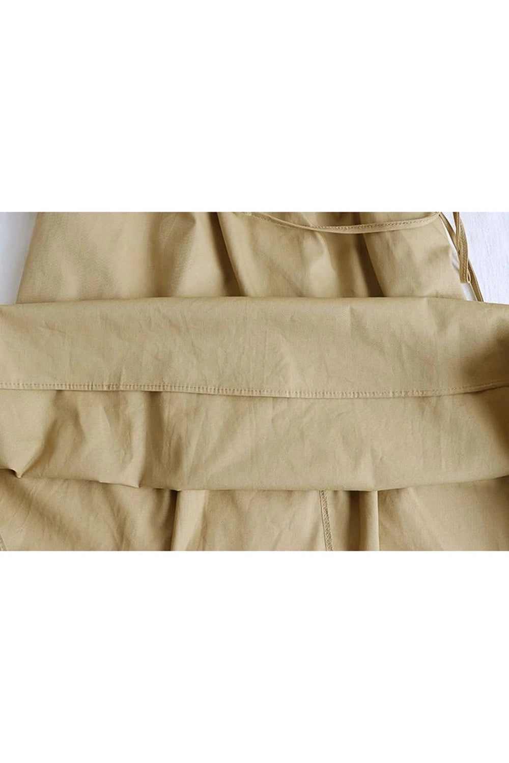 Drawstring Pocket A-Line Skirt