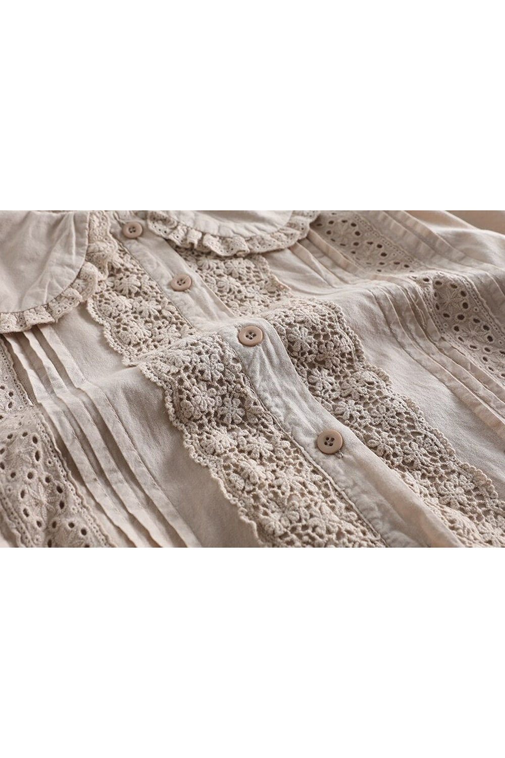 Lace Collar Sweet Mori Girl Dress cottagecoreclothes