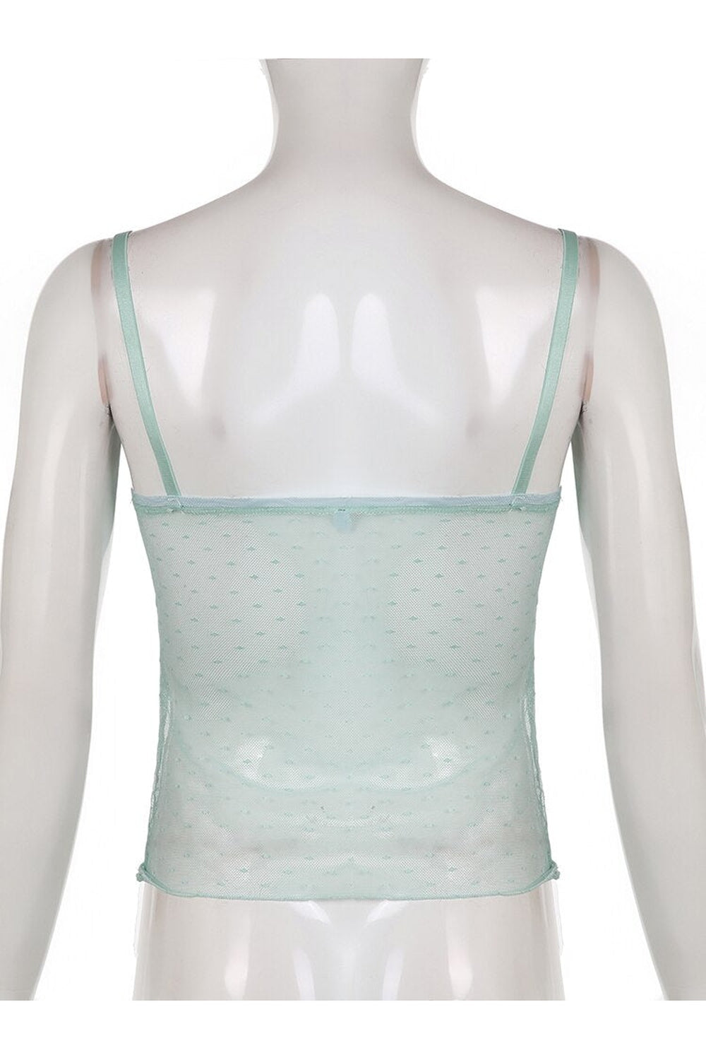 Fairy Frill Lace Trim Mesh Top cottagecoreclothes