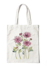 Floral Canvas Tote Bag