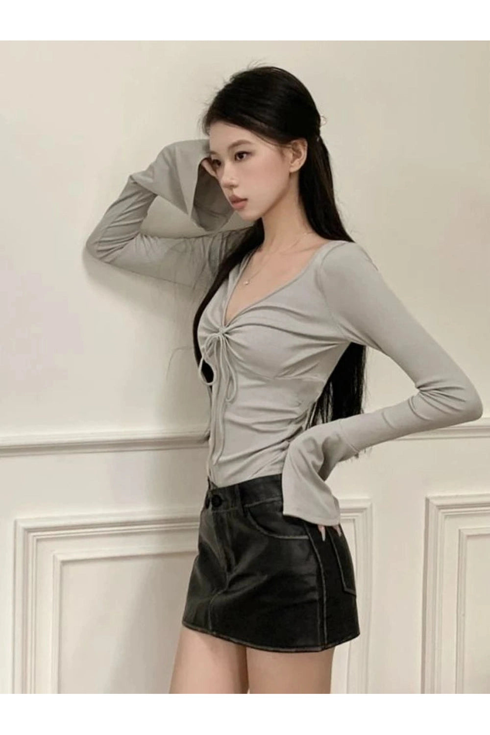 Flare Sleeve Chic Top cottagecoreclothes