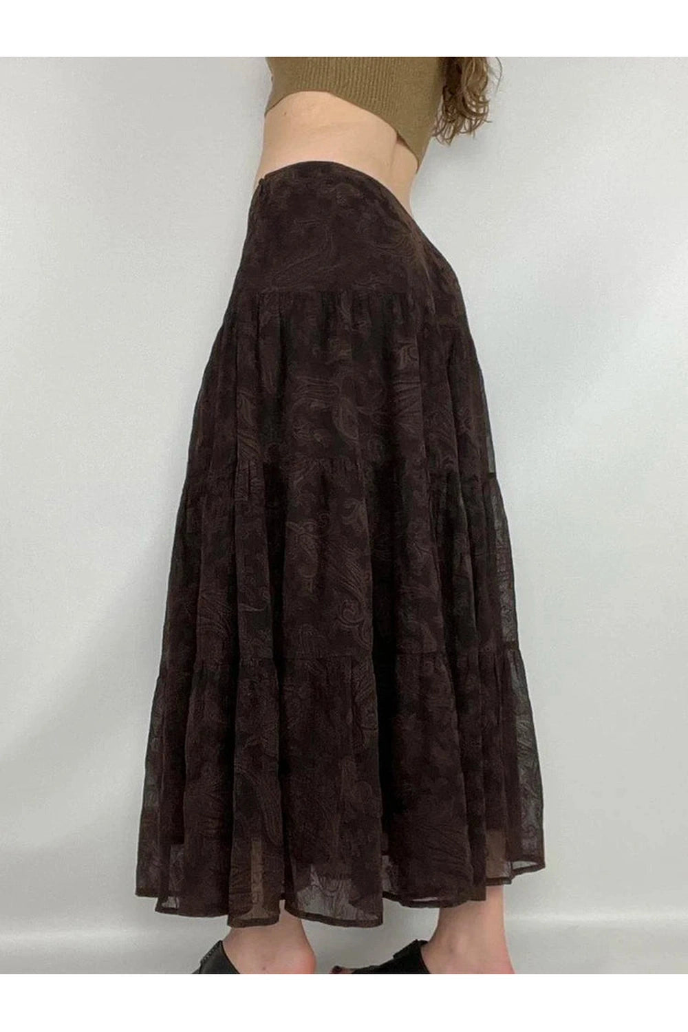 Dark Cottagecore Layered Skirt cottagecoreclothes