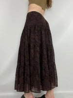 Dark Cottagecore Layered Skirt