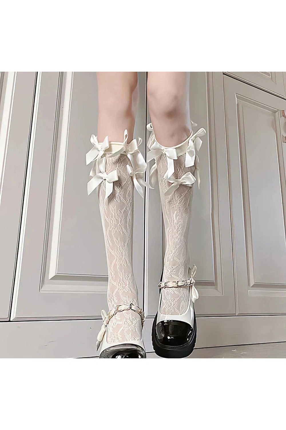 Lolita Bow Lace Socks