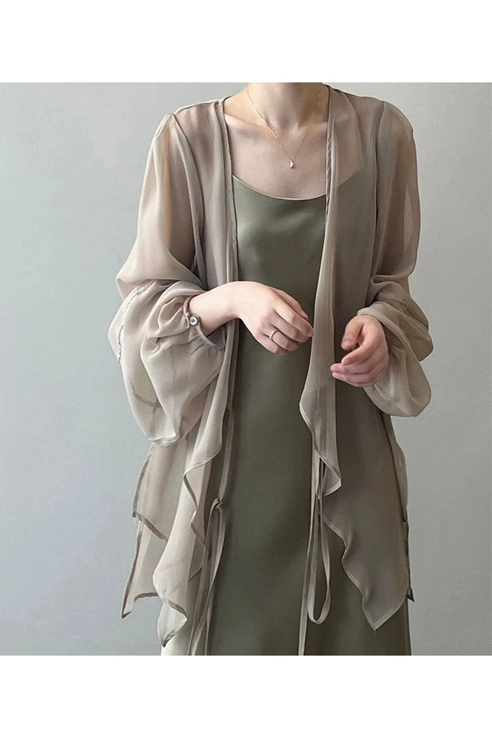 Solid Color Thin Style Fall Cardigan