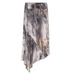 Goblincore Earthy Abstract Layered Skirt