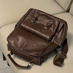 Vintage Wanderer Leather Backpack