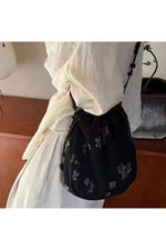 Vintage Drawstring Shoulder Bag