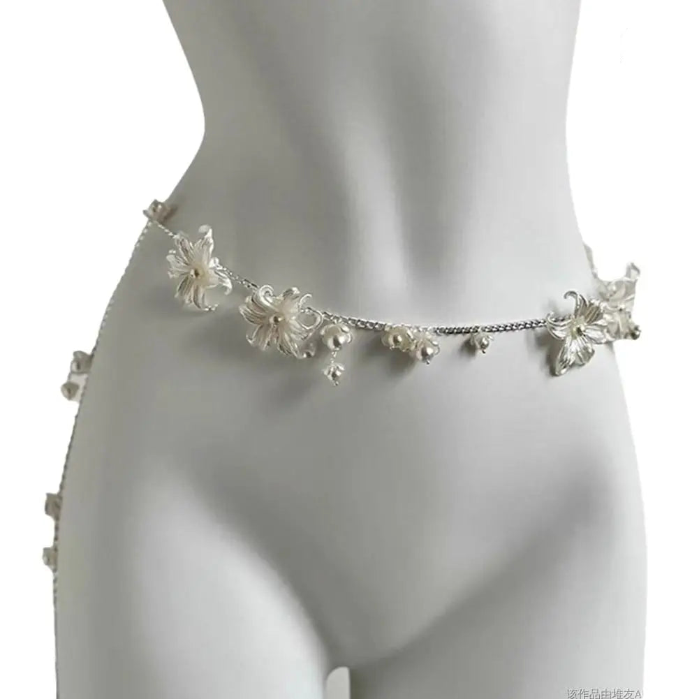 Fairycore Dangling Beaded Belly Chain