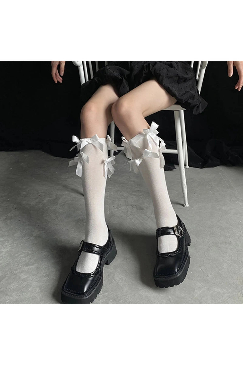 Lolita Bow Lace Socks