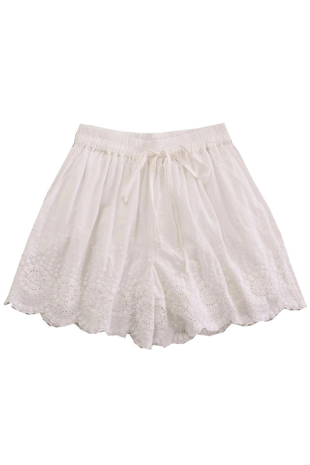 Sweet Hollow Embroidery Shorts