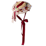 Cottagecore Lace Bonnet Victorian Hat