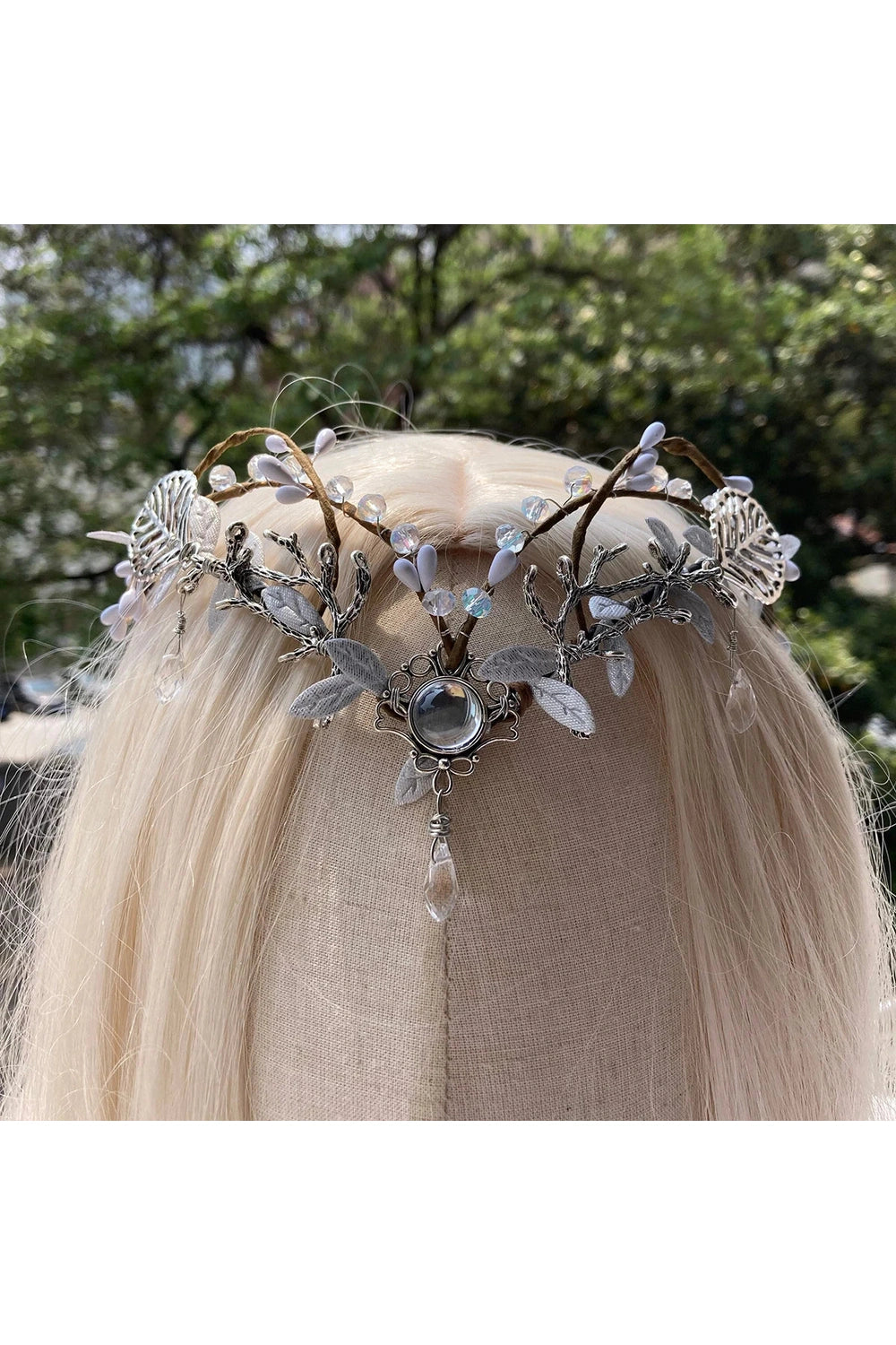 Enchanted Forest Crystal Crown cottagecoreclothes