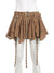 Ojal Borla Vintage Irregular Minifaldas 