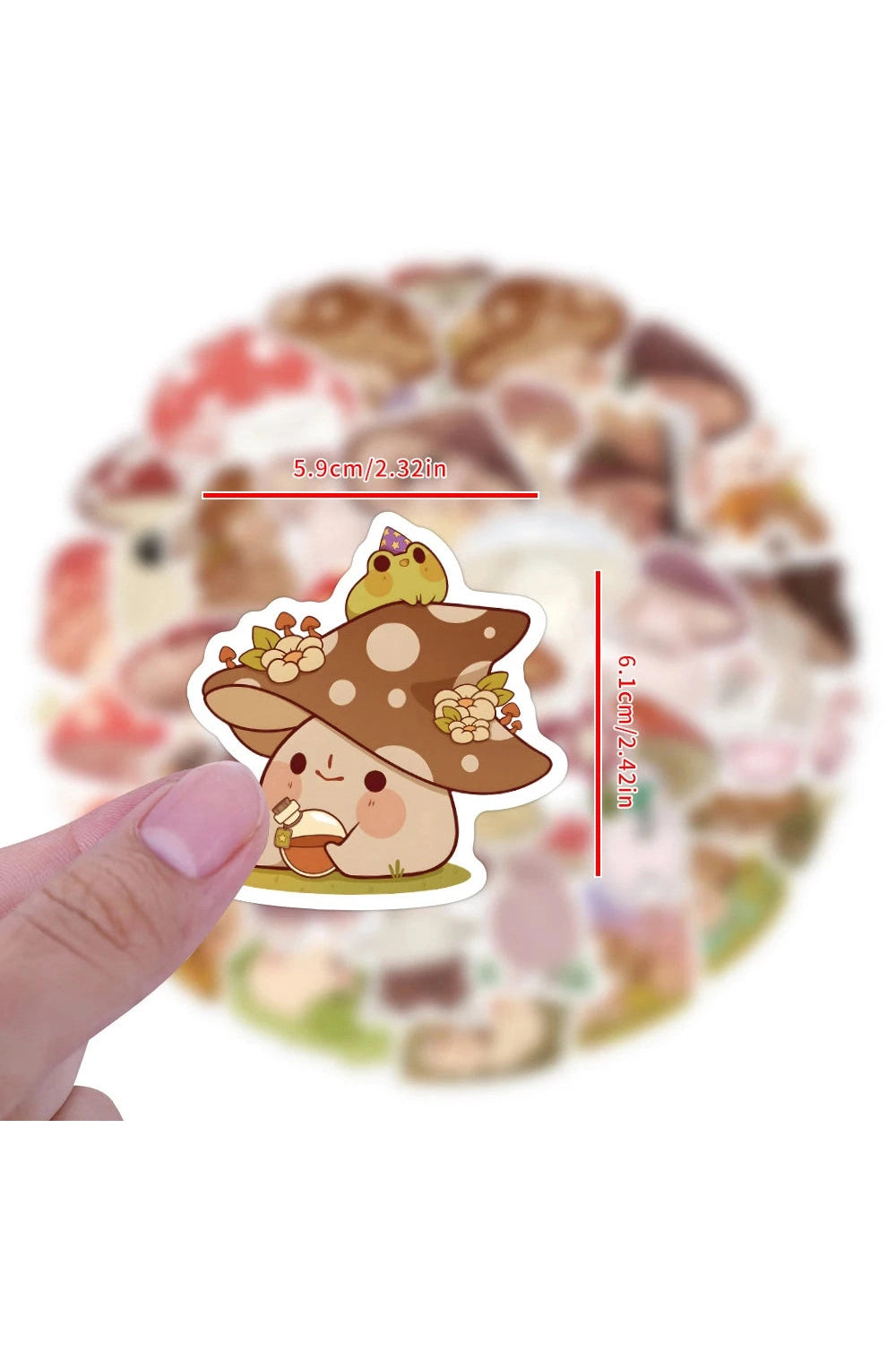 Goblincore Mushroom Friends Sticker Pack