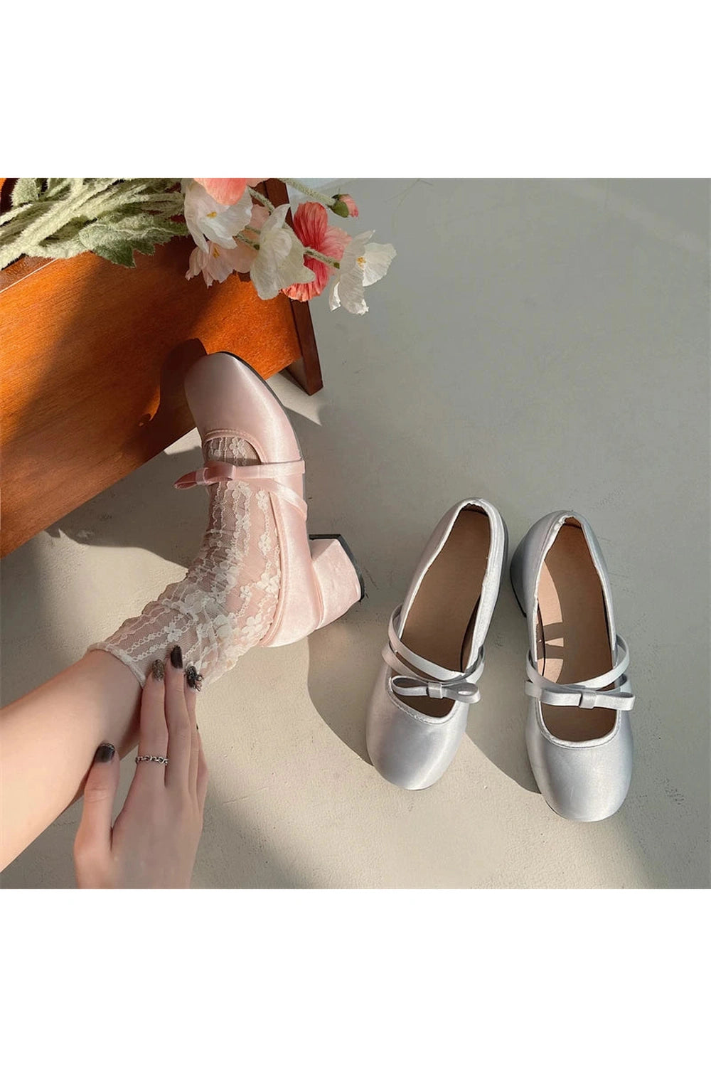 High Heel Mary Janes Shoes cottagecoreclothes